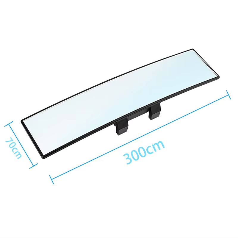 Interior Rearview Mirror Large Field of View Anti-Glare Interior Reversing Auxiliary Mirror Modified Wide-Angle Curved Mirror